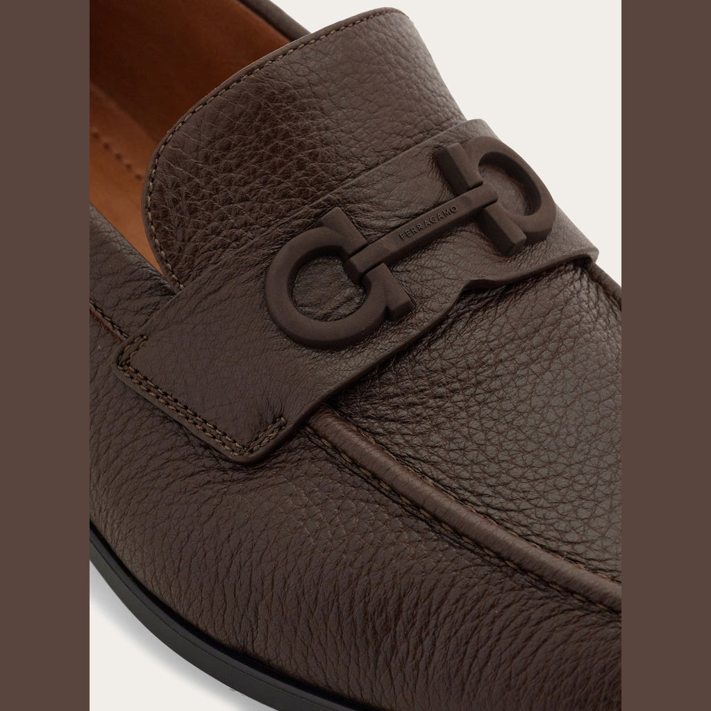 Mocassins Ferragamo - Gancini Buckle - Marron