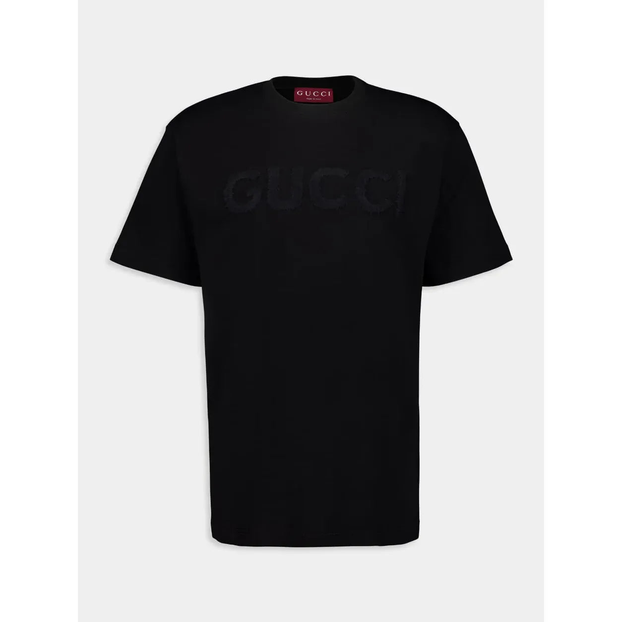 T-Shirt Gucci - Logo Brodé - Noir