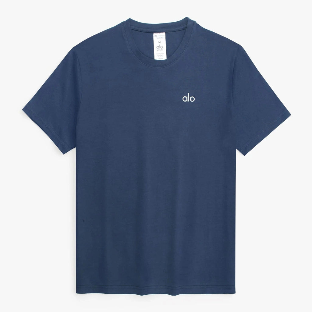 T-Shirt Alo - Coton - Bleu Marine