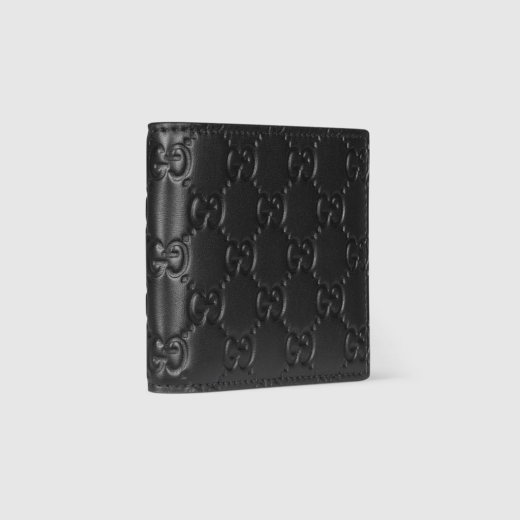 Portefeuille Gucci - Cuir - À rabat GG Emblem - Noir