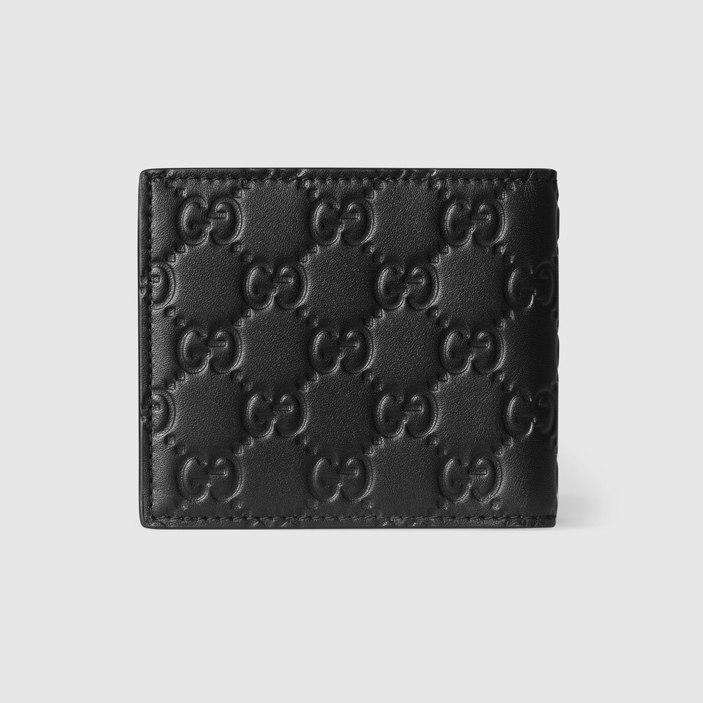 Portefeuille Gucci - Cuir - À rabat GG Emblem - Noir
