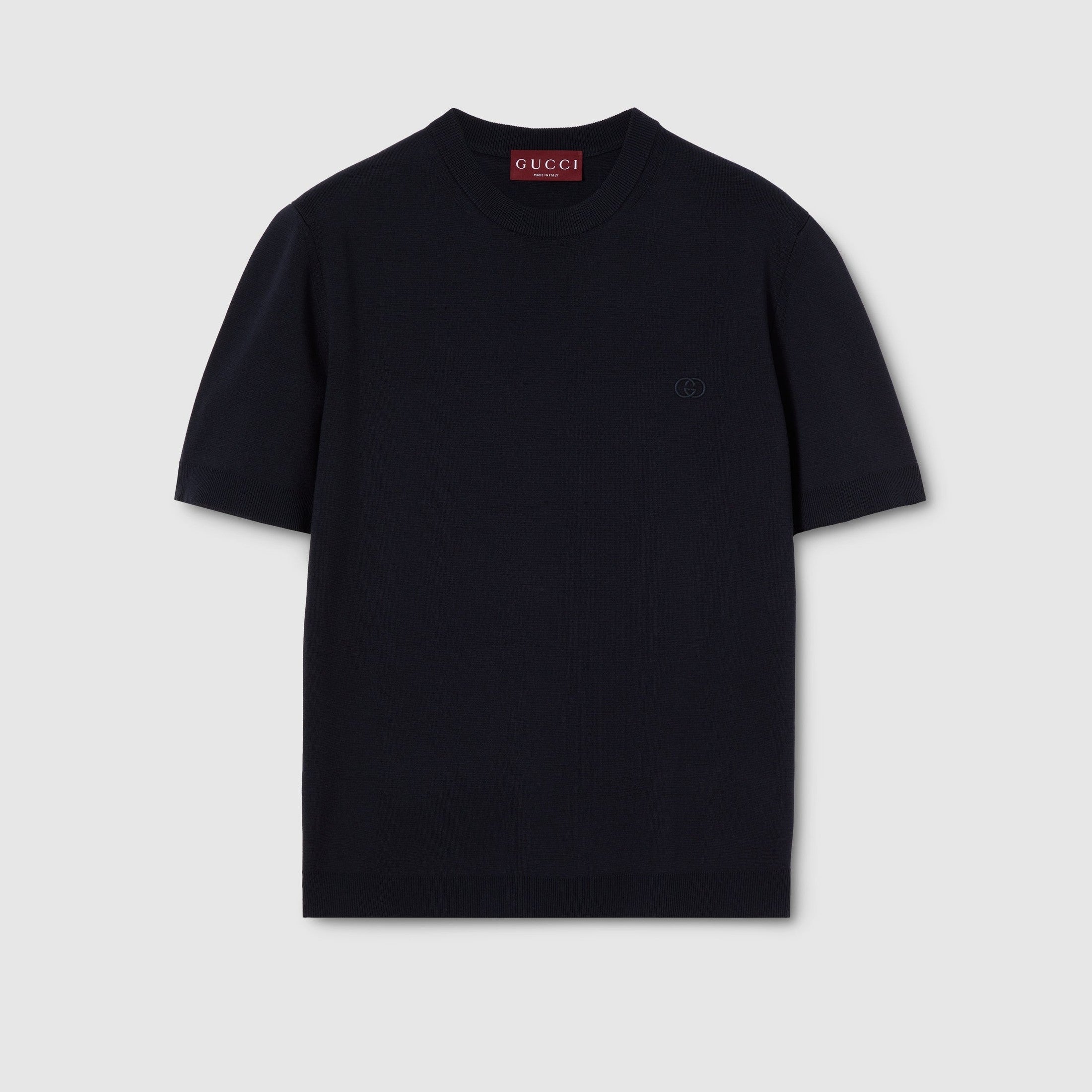 T-Shirt Gucci - Coton - Bleu Marine