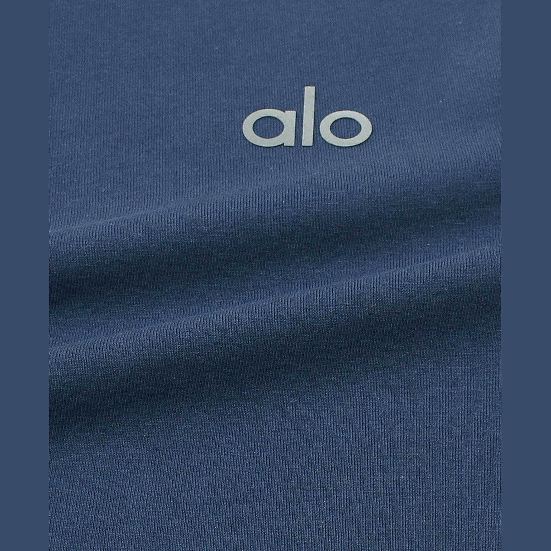 T-Shirt Alo - Coton - Bleu Marine