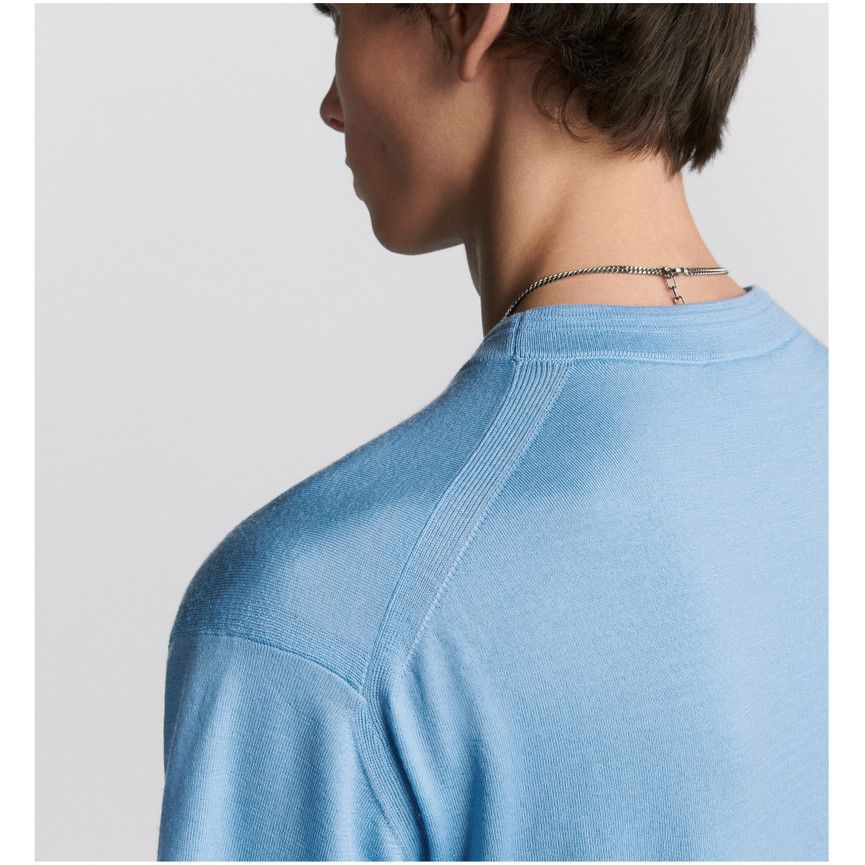 T-Shirt Christian Dior - Couture - Coupe Regular - Bleu