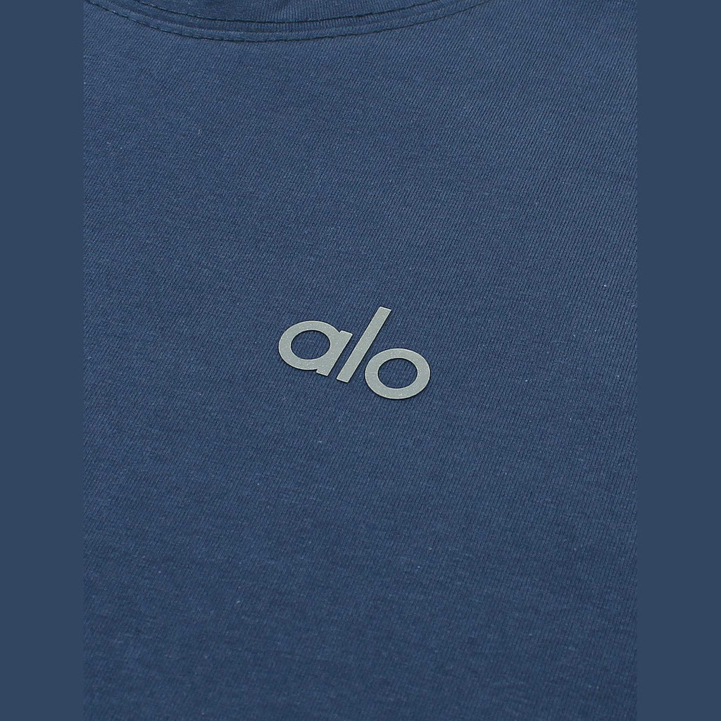 T-Shirt Alo - Coton - Bleu Marine