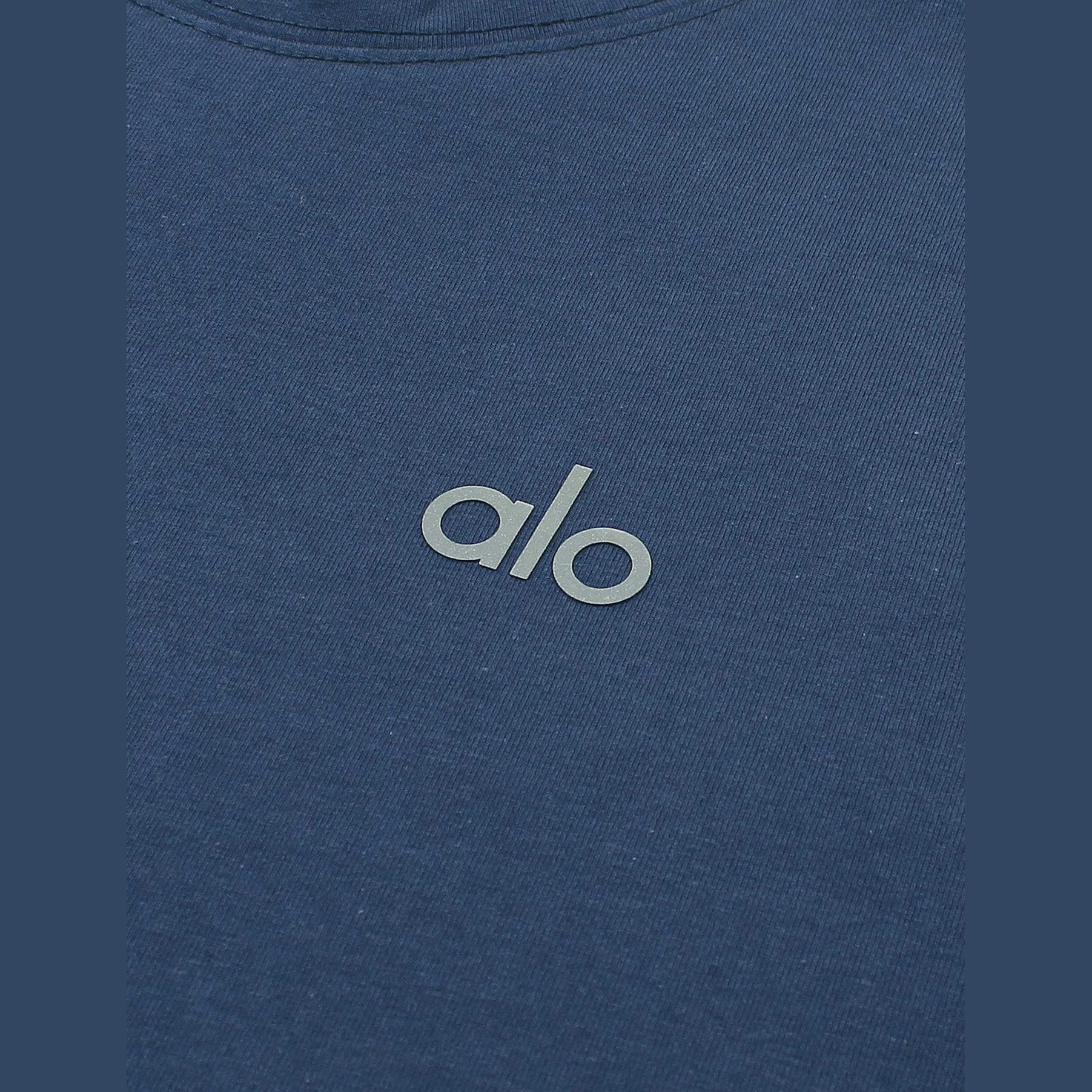 T-Shirt Alo - Coton - Bleu Marine