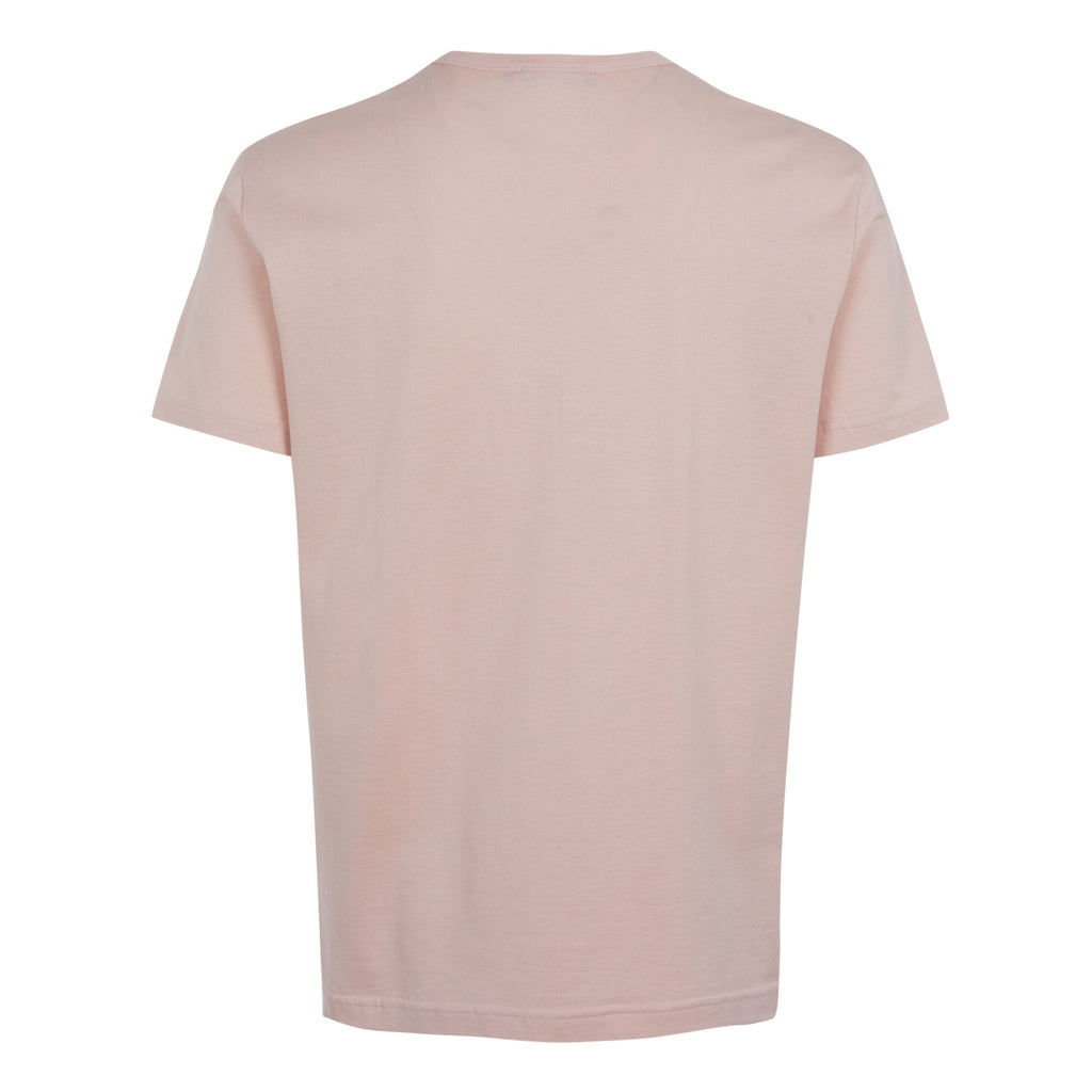 T-shirt Dolce & Gabbana - Coton avec plaquette à logo - Creamy