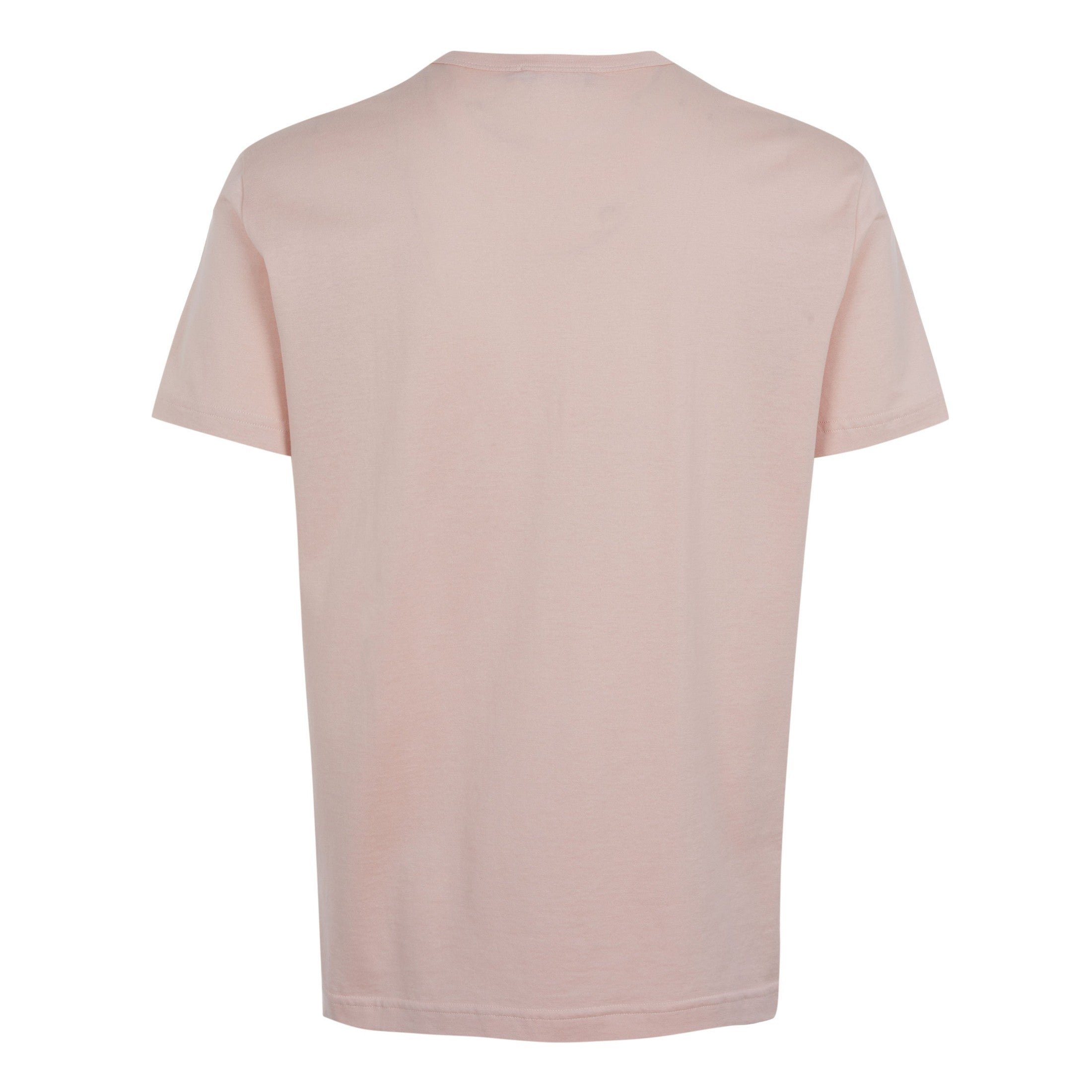 T-shirt Dolce & Gabbana - Coton avec plaquette à logo - Creamy