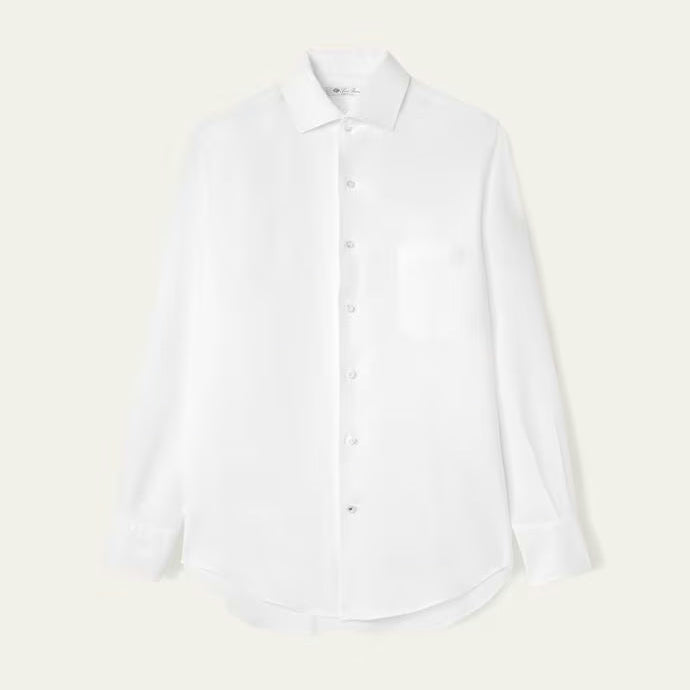 Chemise Loro Piana - André - Lin - Blanc