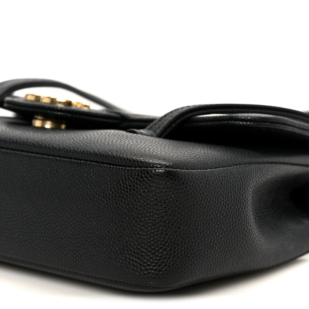 Sac Chanel - Shiny Caviar Preppy Coco - Mini - Noir