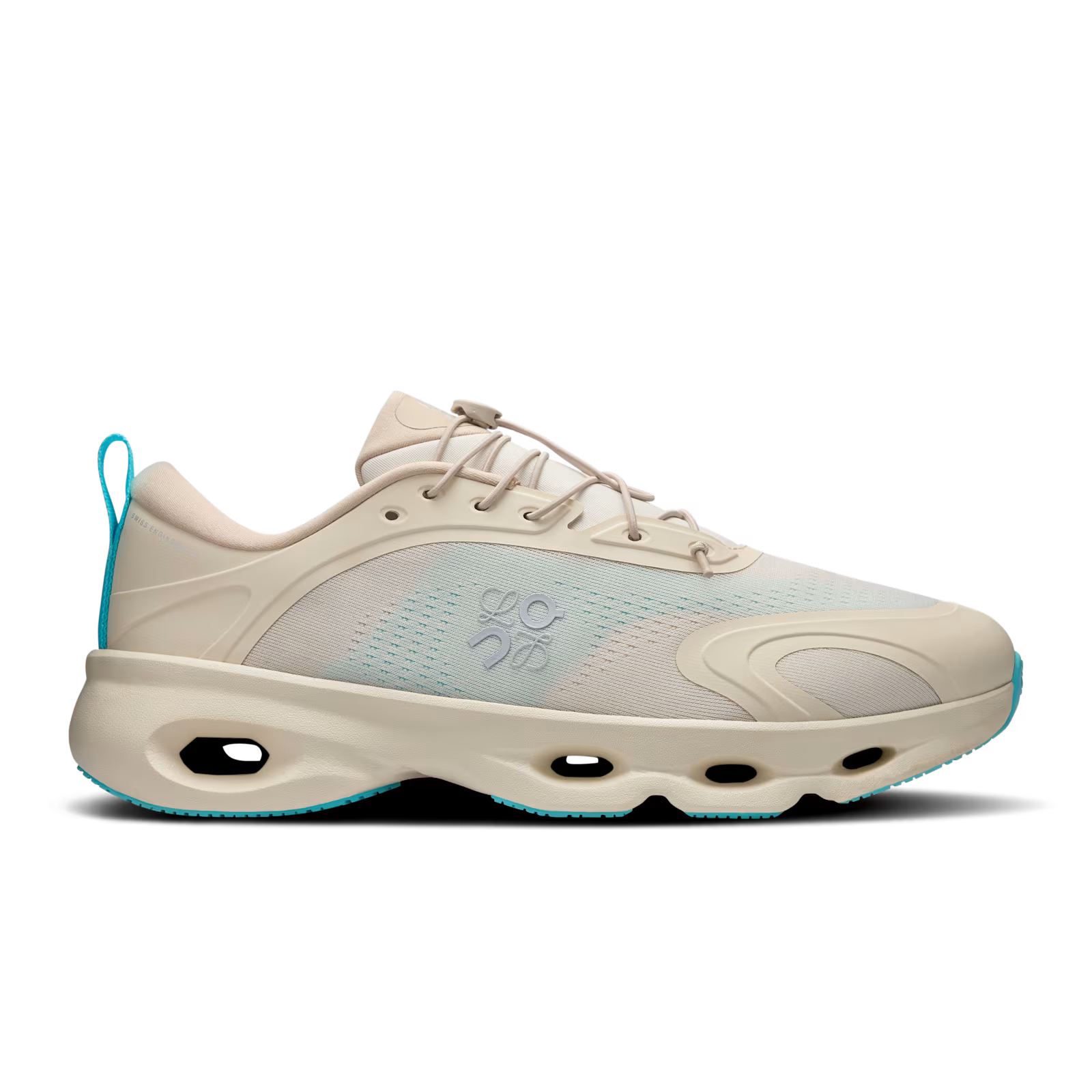 On Running Cloudsolo - LOEWE - Beige / Turquoise