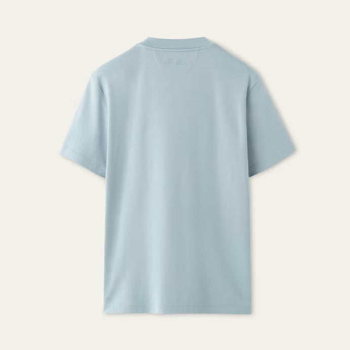 T-Shirt Loro Piana - Ray - Coton - Bleu Ciel