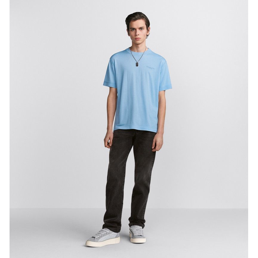 T-Shirt Christian Dior - Couture - Coupe Regular - Bleu