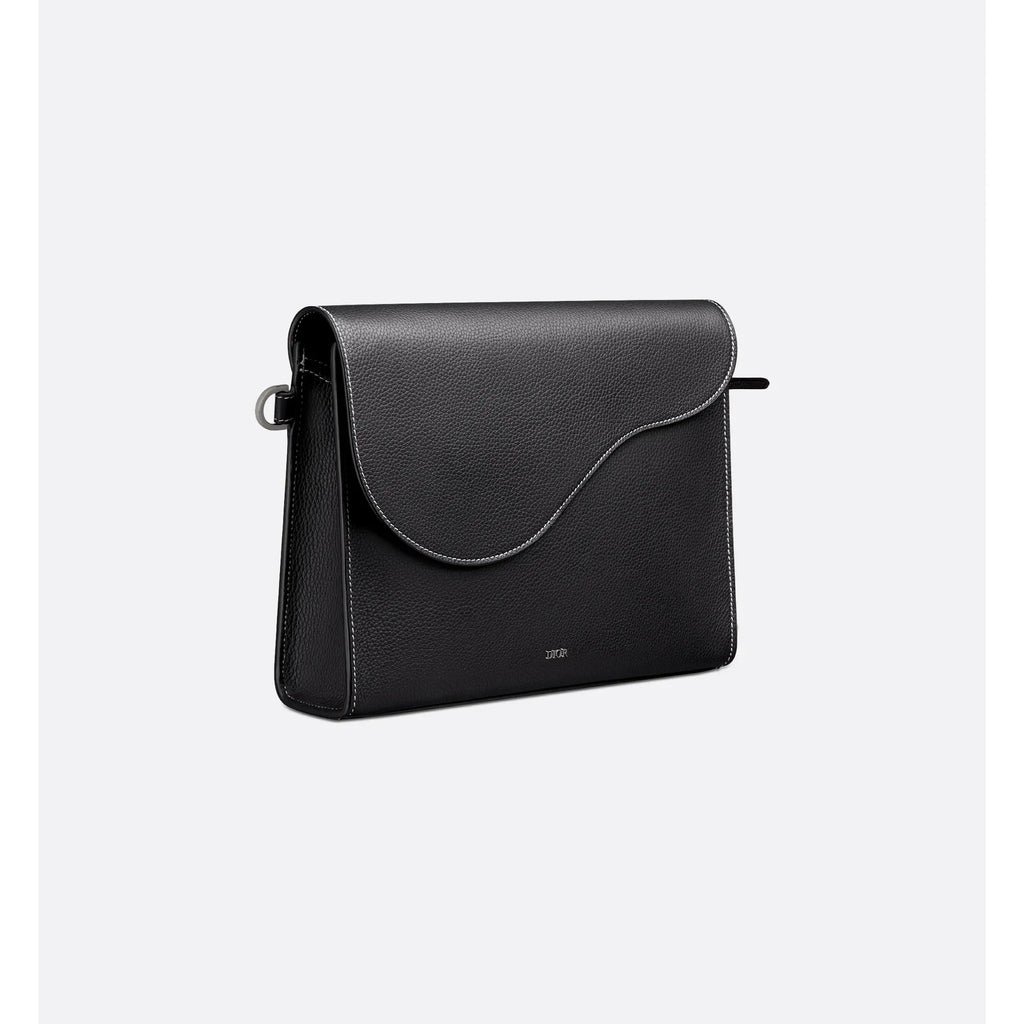 Pochette Dior - triangle A5 - Saddle