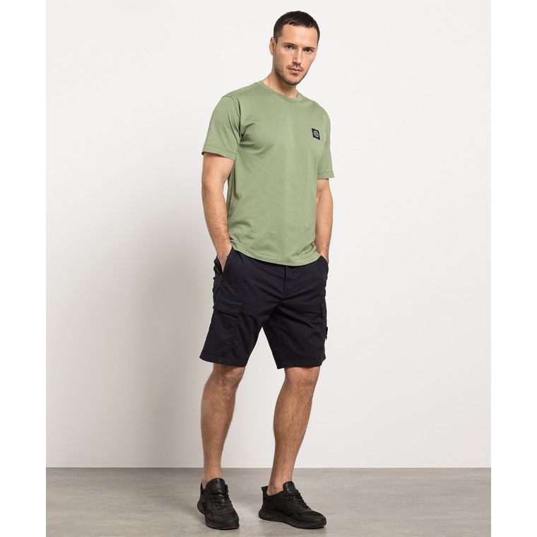 T-Shirt Stone Island - À patch logo - Vert Militaire