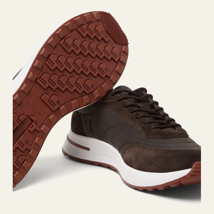 Espadrilles Loro Piana - Week End Walk Microfibre Storm System - Marron Foncé
