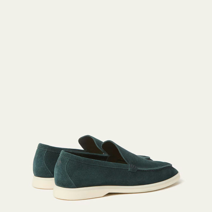 Mocassins Loro piana - Summer Walk Loafer - Vert Foncé
