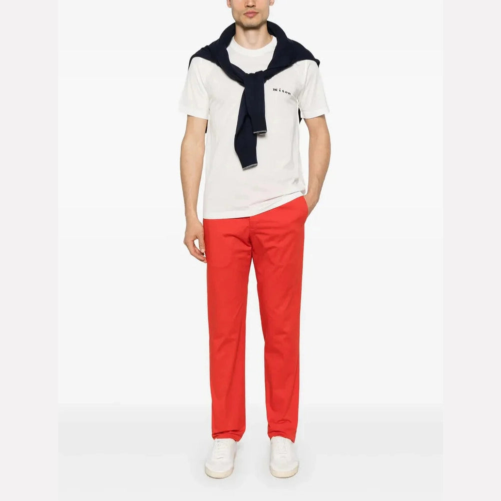 T-Shirt Kiton - Coton - Blanc