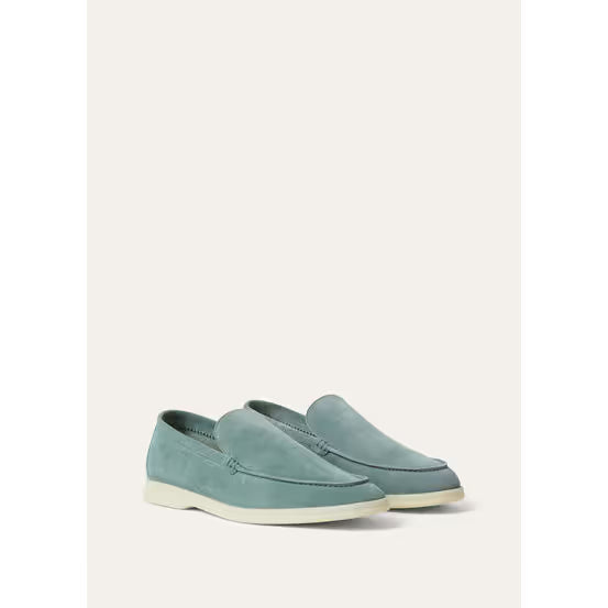 Mocassin Loro piana - Summer Walk Loafer - Bleu Ciel