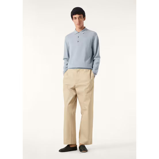 Polo Loro Piana - Baby Cashmere - Bleu Ciel