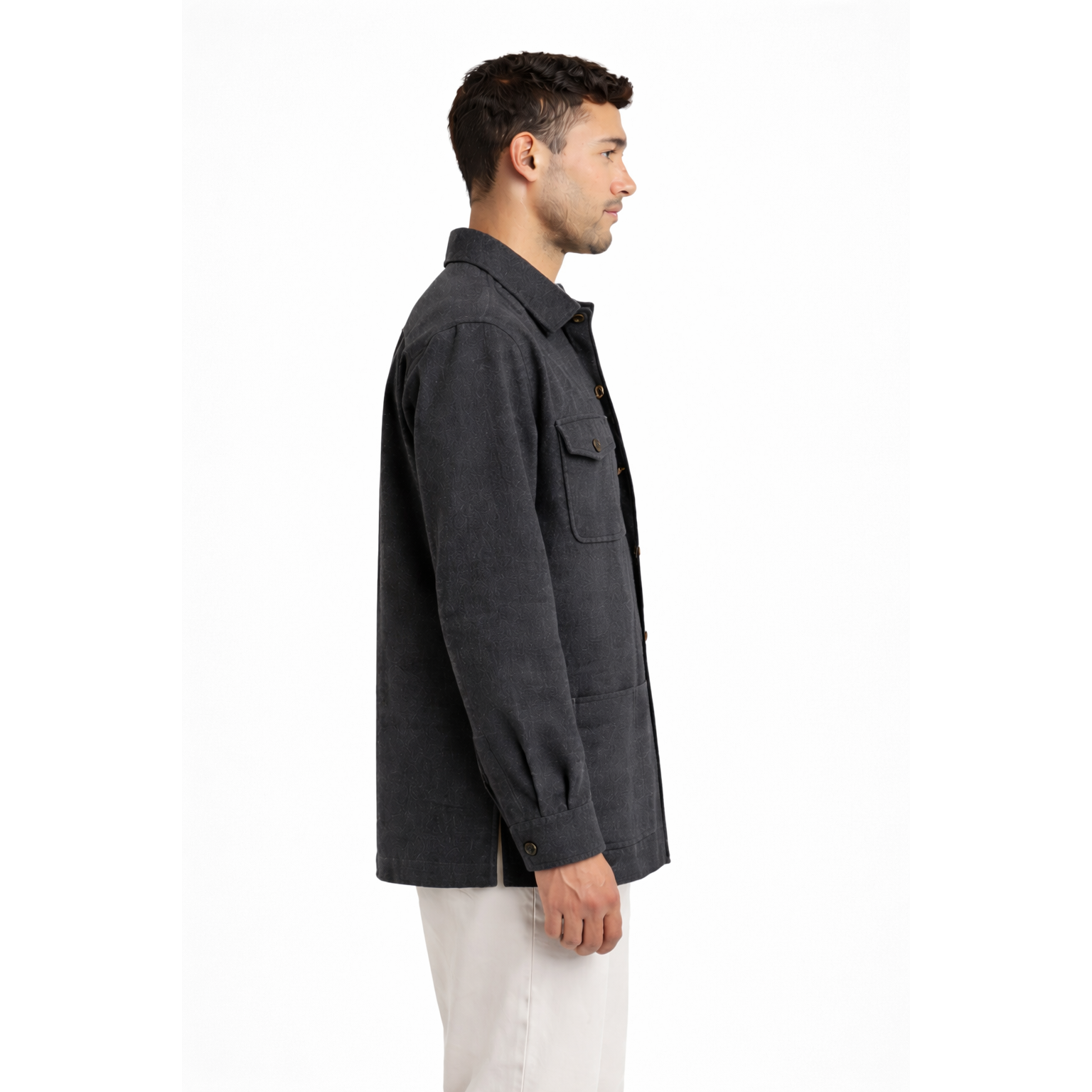 Caban Loro Piana - Cachemire - Gris
