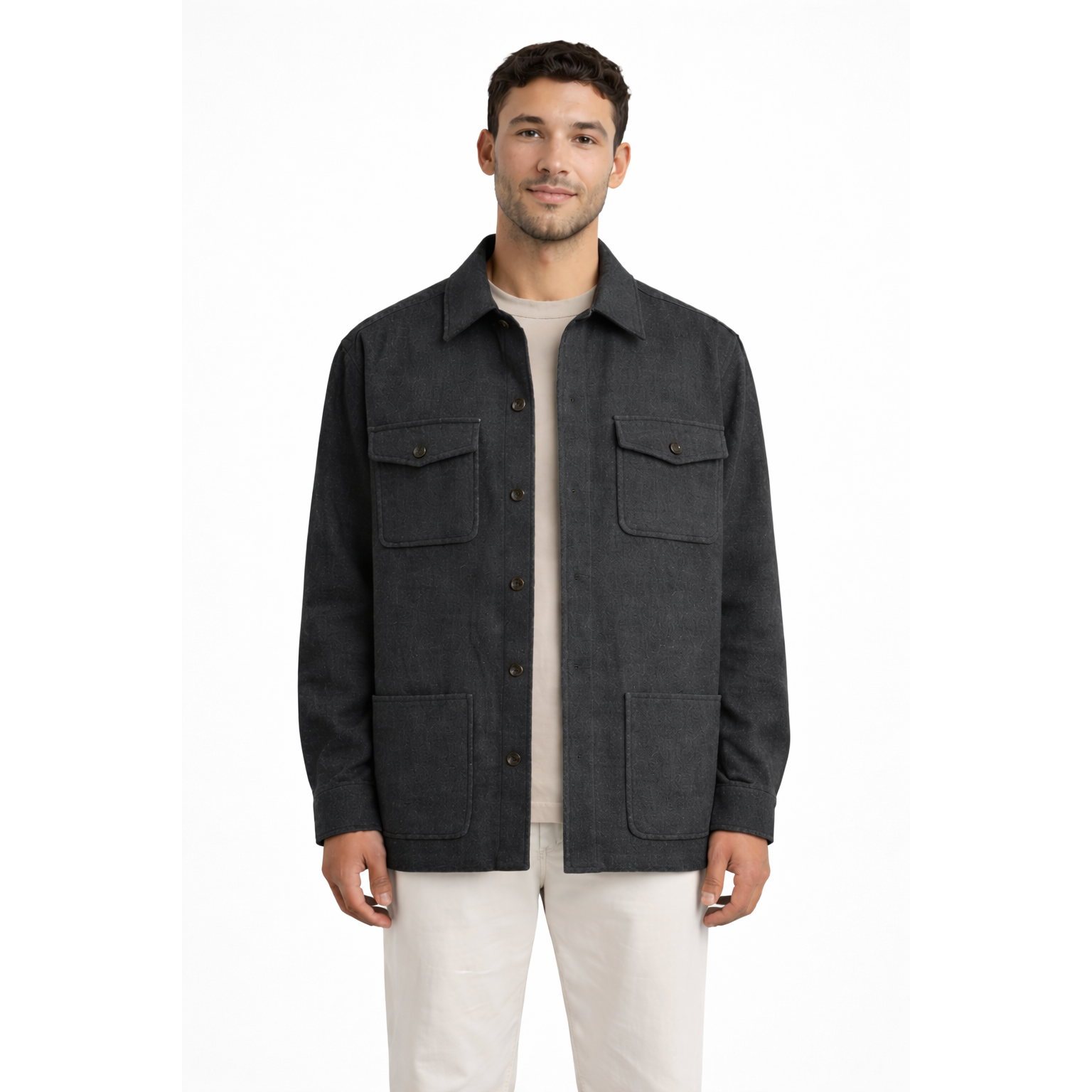 Caban Loro Piana Gris