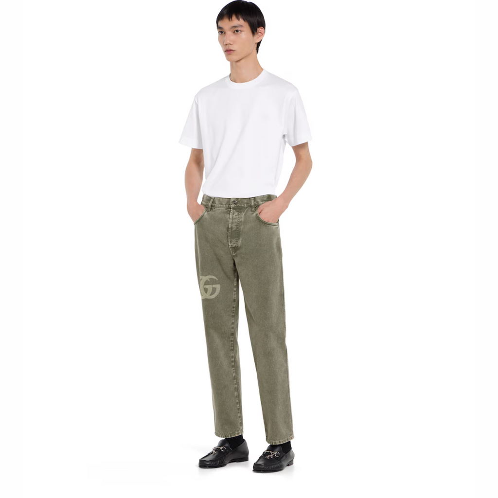 T-Shirt Gucci - Jersey de coton avec broderie