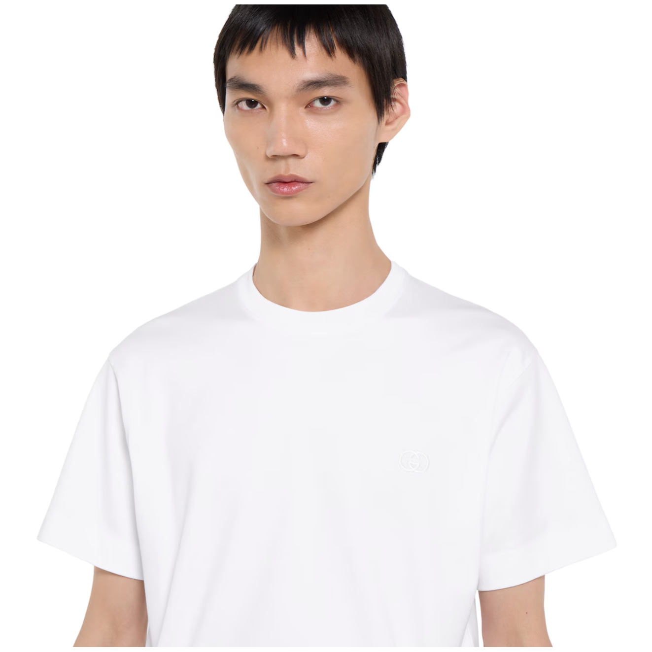 T-Shirt Gucci - Jersey de coton avec broderie