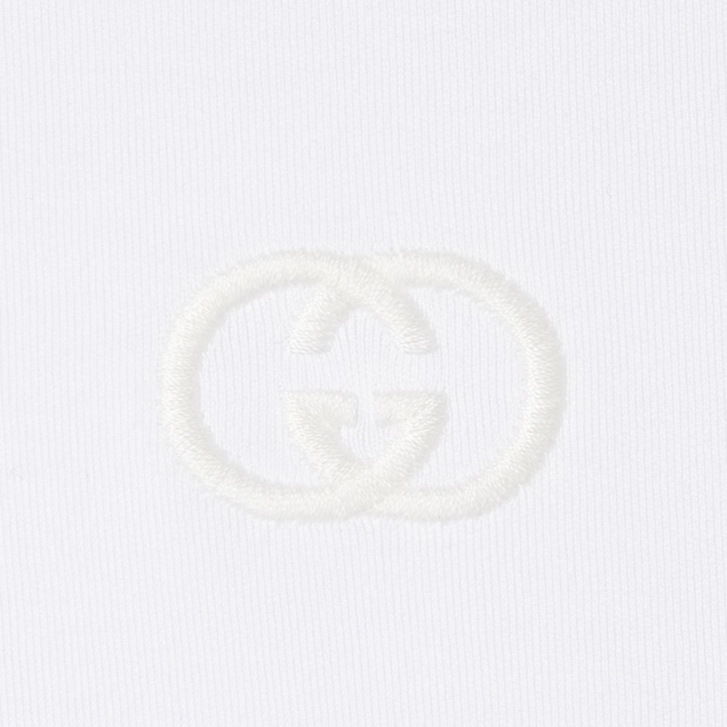 T-Shirt Gucci - Jersey de coton avec broderie