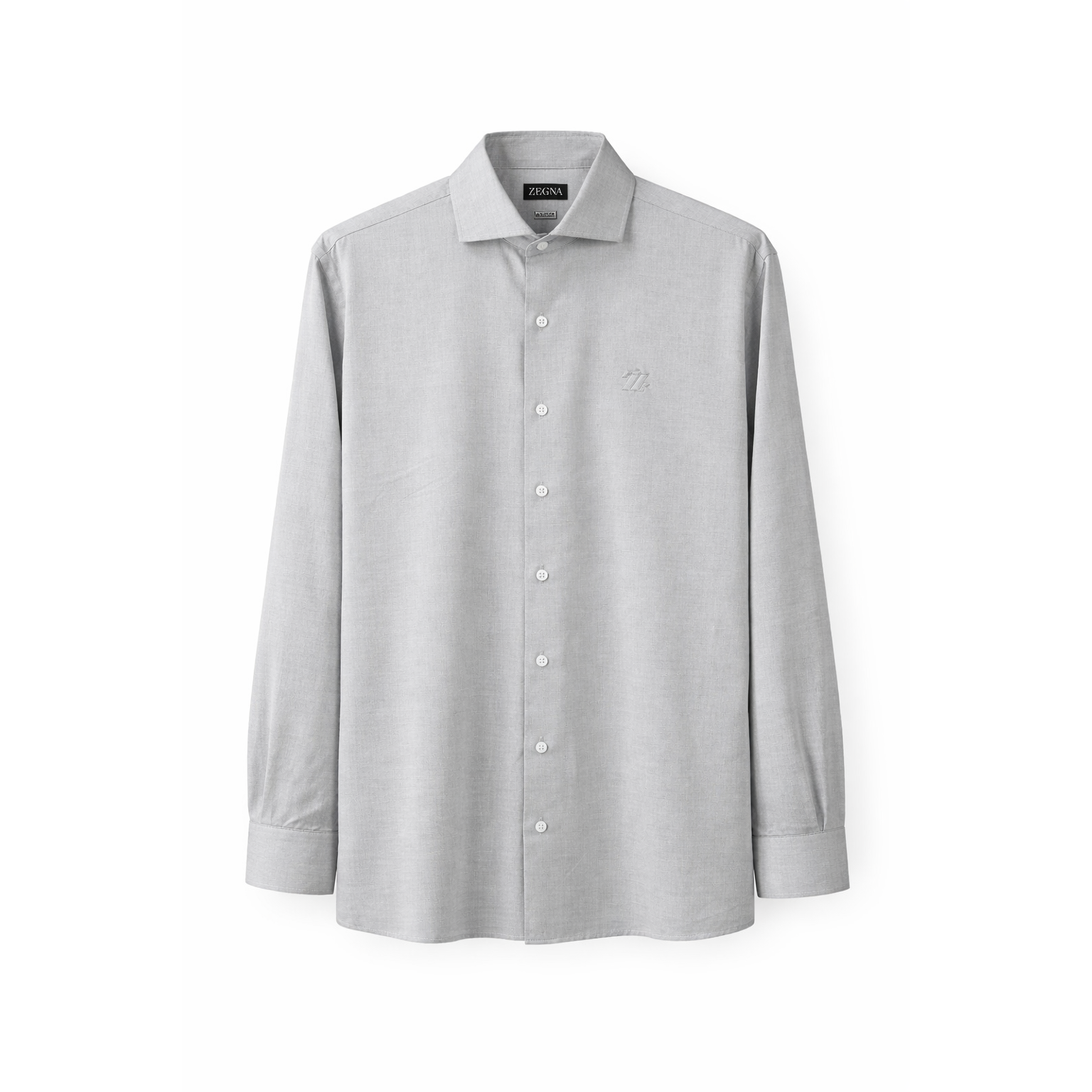 Chemise Zegna - Coton - Gris Perle
