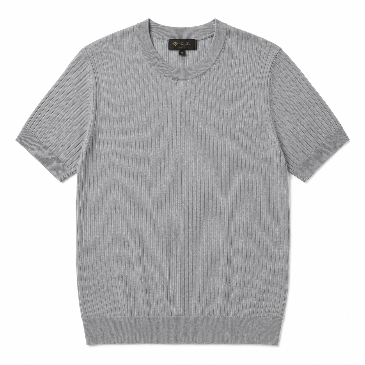 T-Shirt Loro Piana - Lin - Gris