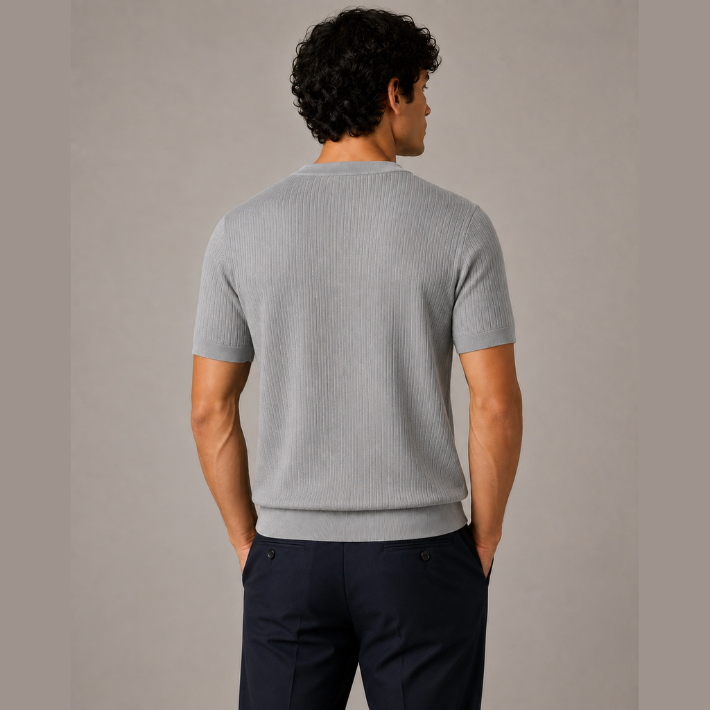 T-Shirt Loro Piana - Lin - Gris