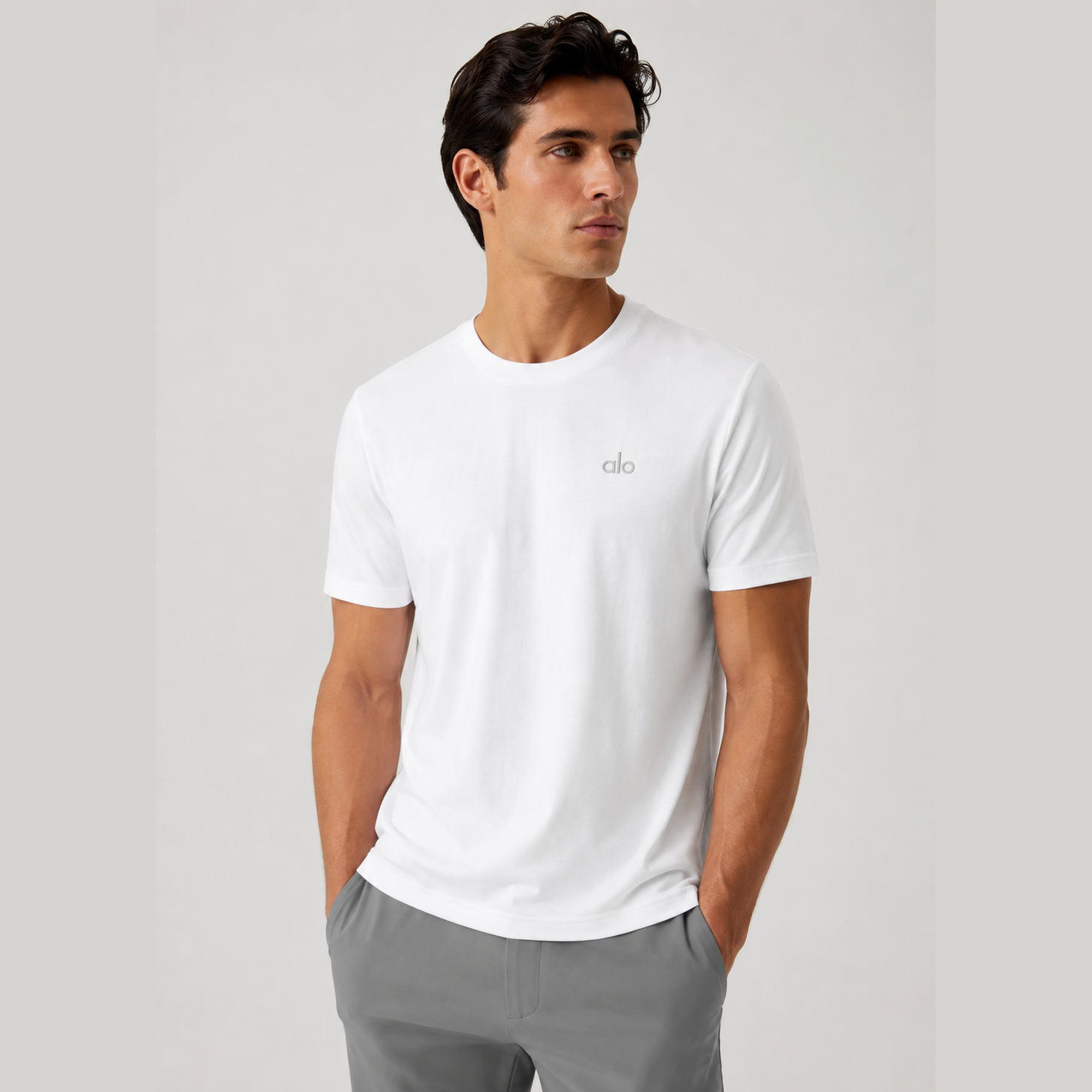 T-Shirt Alo - Coton - Blanc