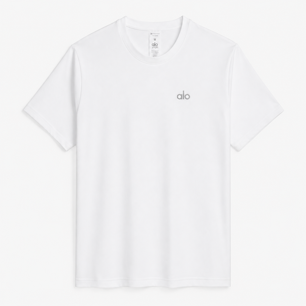 T-Shirt Alo - Coton - Blanc