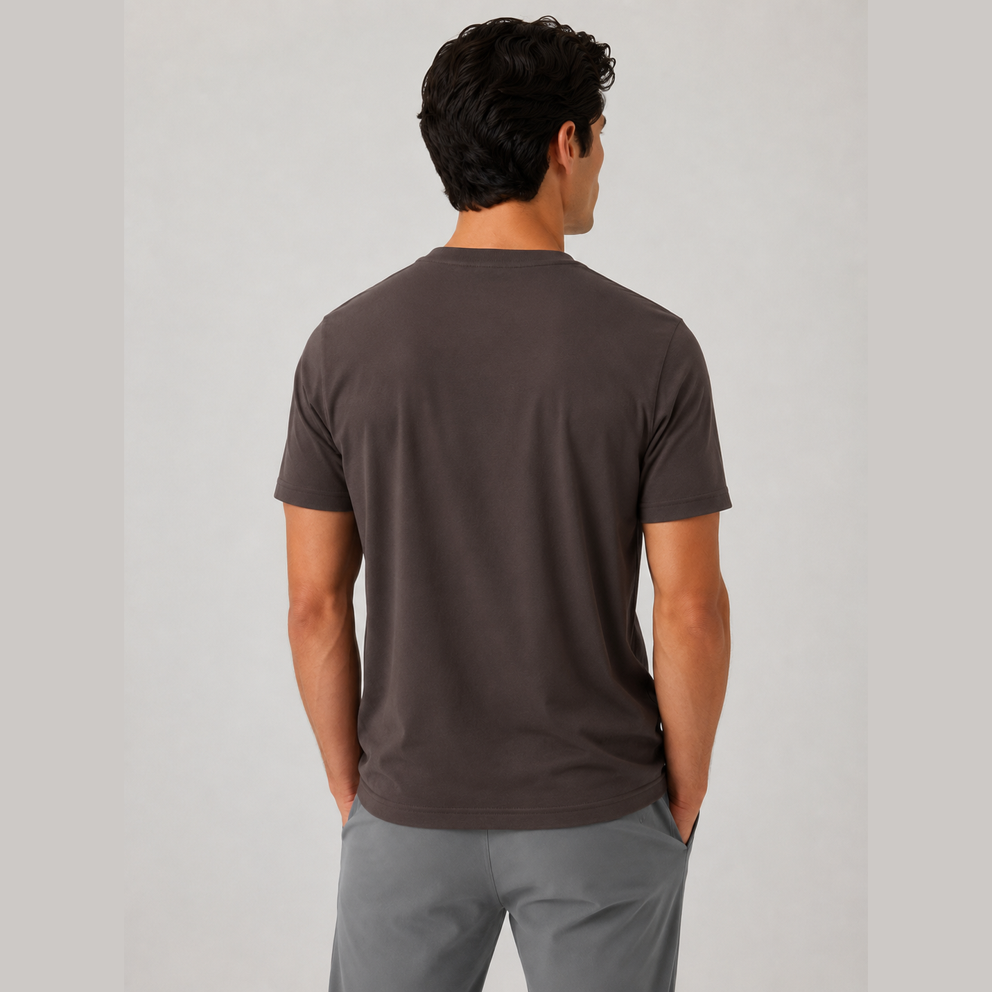 T-Shirt Alo - Coton - Marron