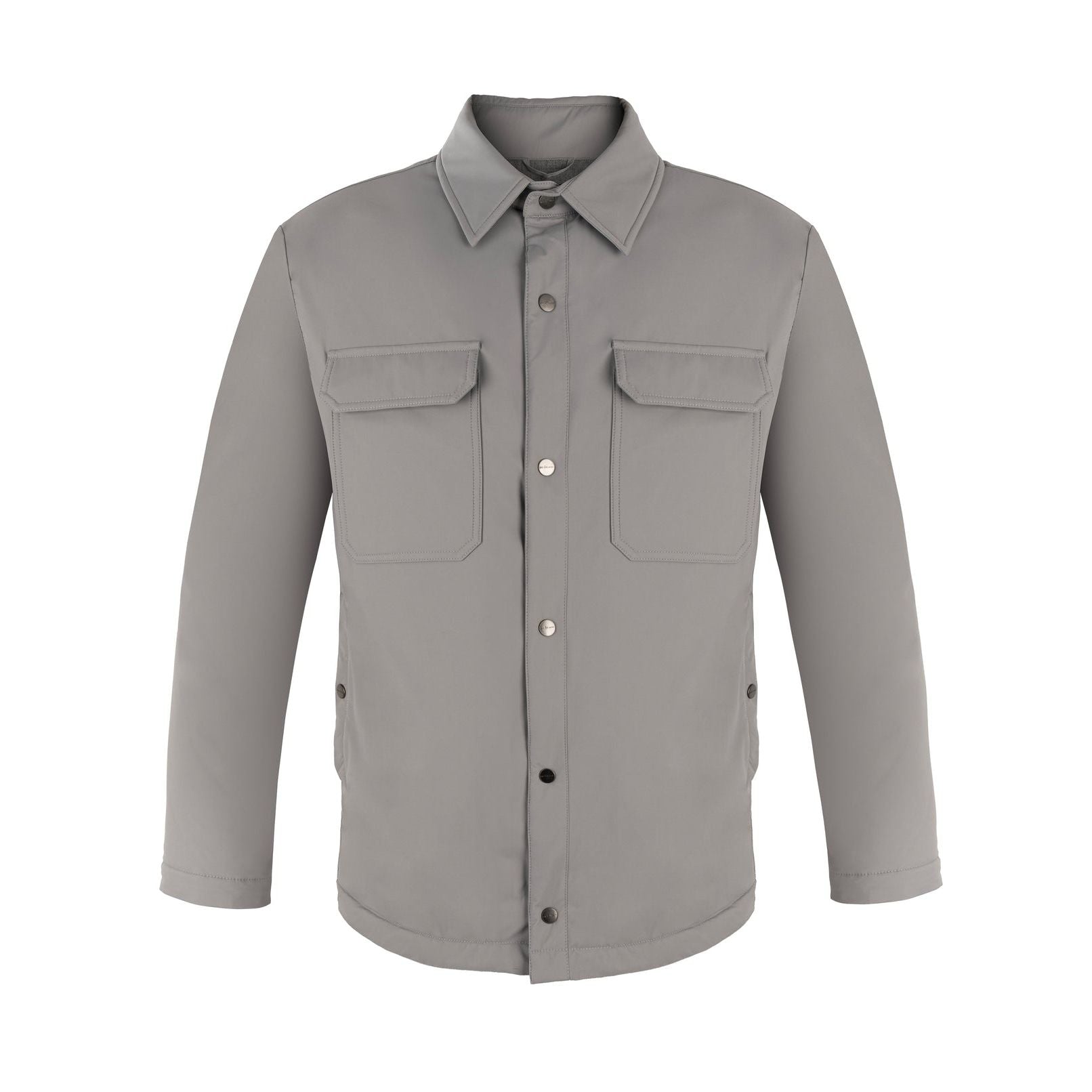 Jacket Kiton - Padded Twill - Gris
