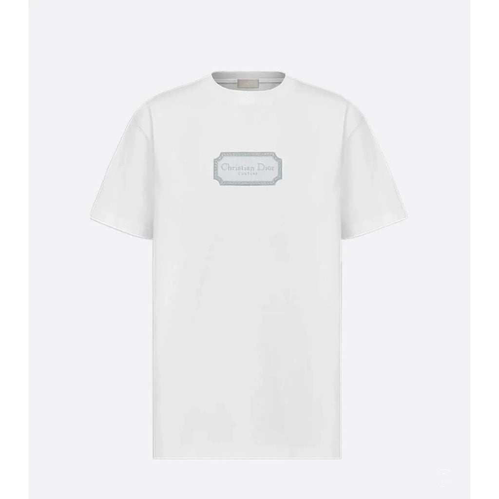 T-Shirt Christian Dior - Couture - Coupe Relax -  Blanc