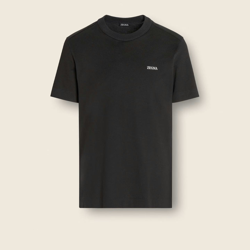 T-Shirt Zegna - Coton - Noir