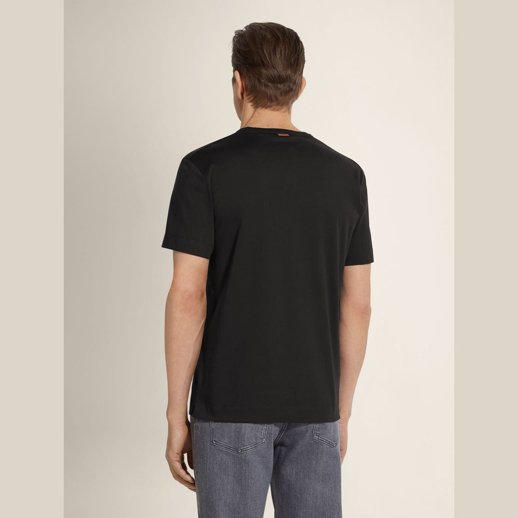 T-Shirt Zegna - Coton - Noir