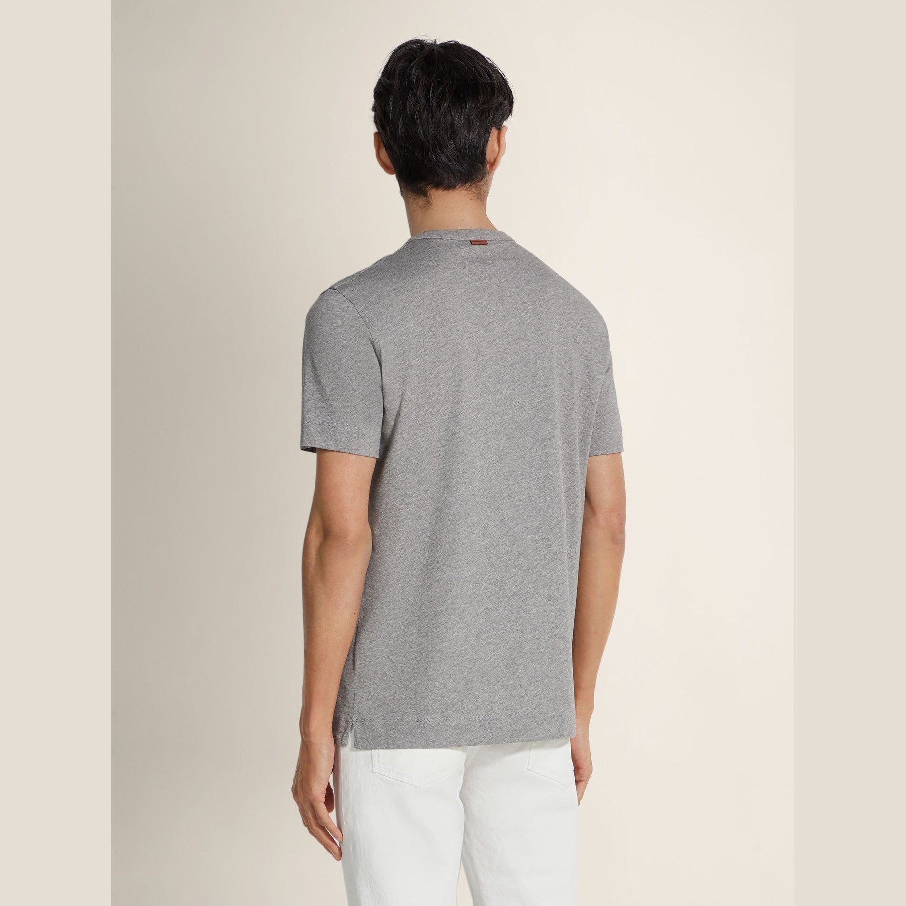 T-Shirt Zegna - Coton - Gris