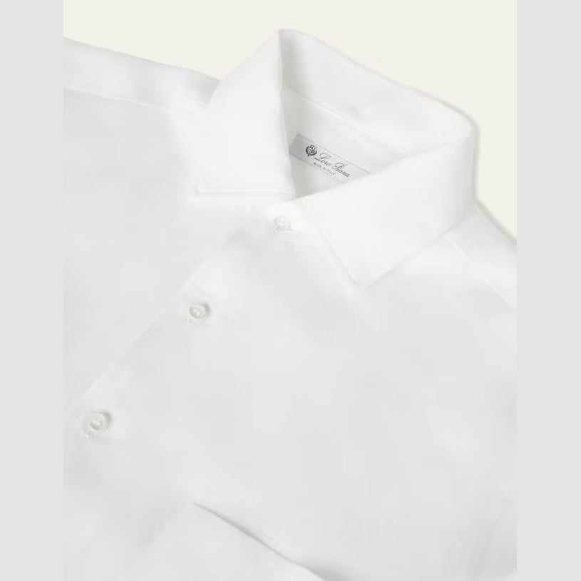Chemise Loro Piana - André - Lin - Blanc