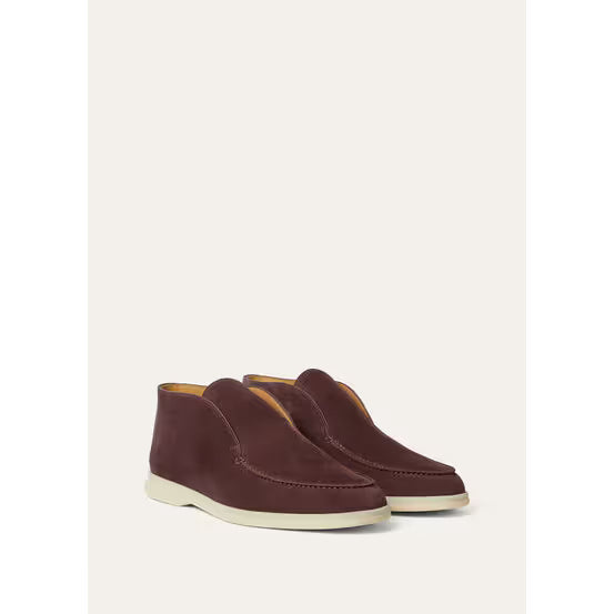 Bottillons Loro Piana - Open Walk - Marron foncé