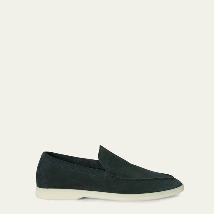 Mocassins Loro piana - Summer Walk Loafer - Vert Foncé