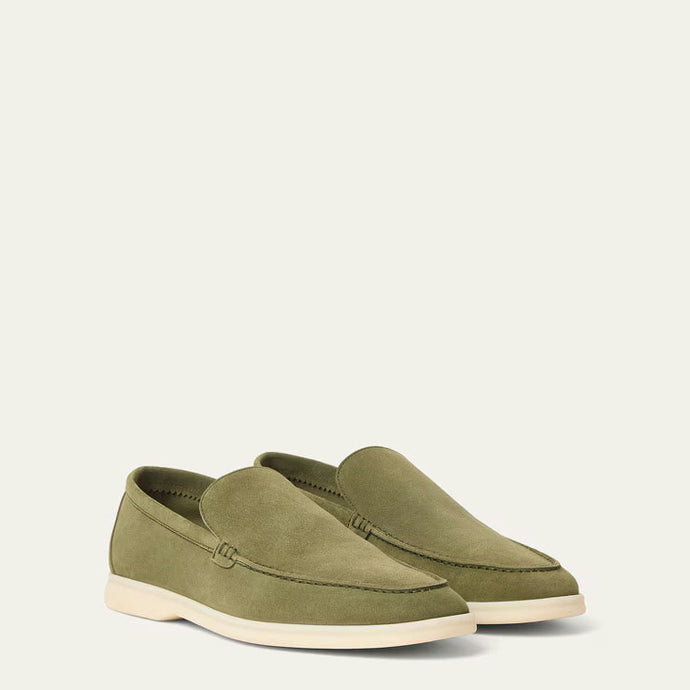 Mocassins Loro piana - Summer Walk Loafer - Verde-Acqua