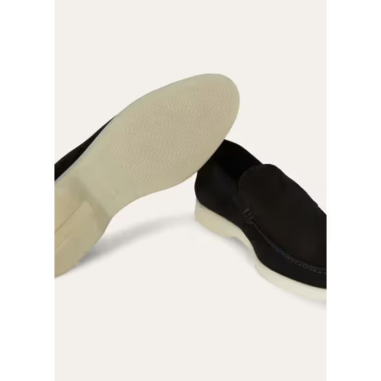 Mocassin Loro piana - Summer Walk Loafer - Noire