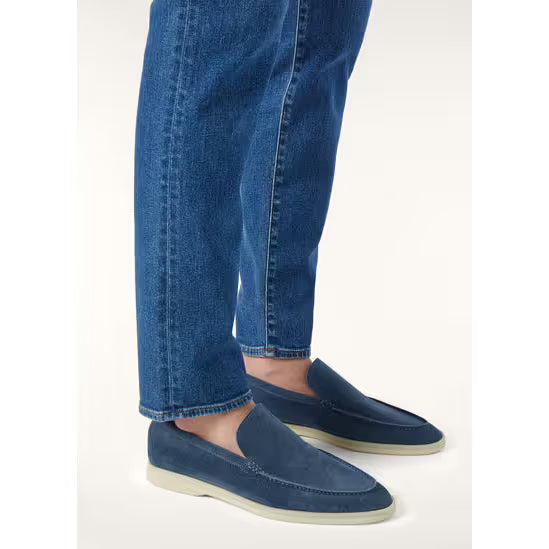 Mocassin Loro piana - Summer Walk Loafer - Bleu Marine