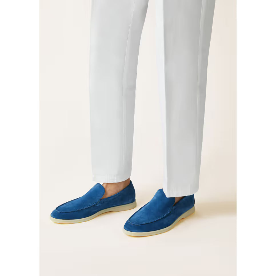 Mocassin Loro piana - Summer Walk Loafer - Bleu