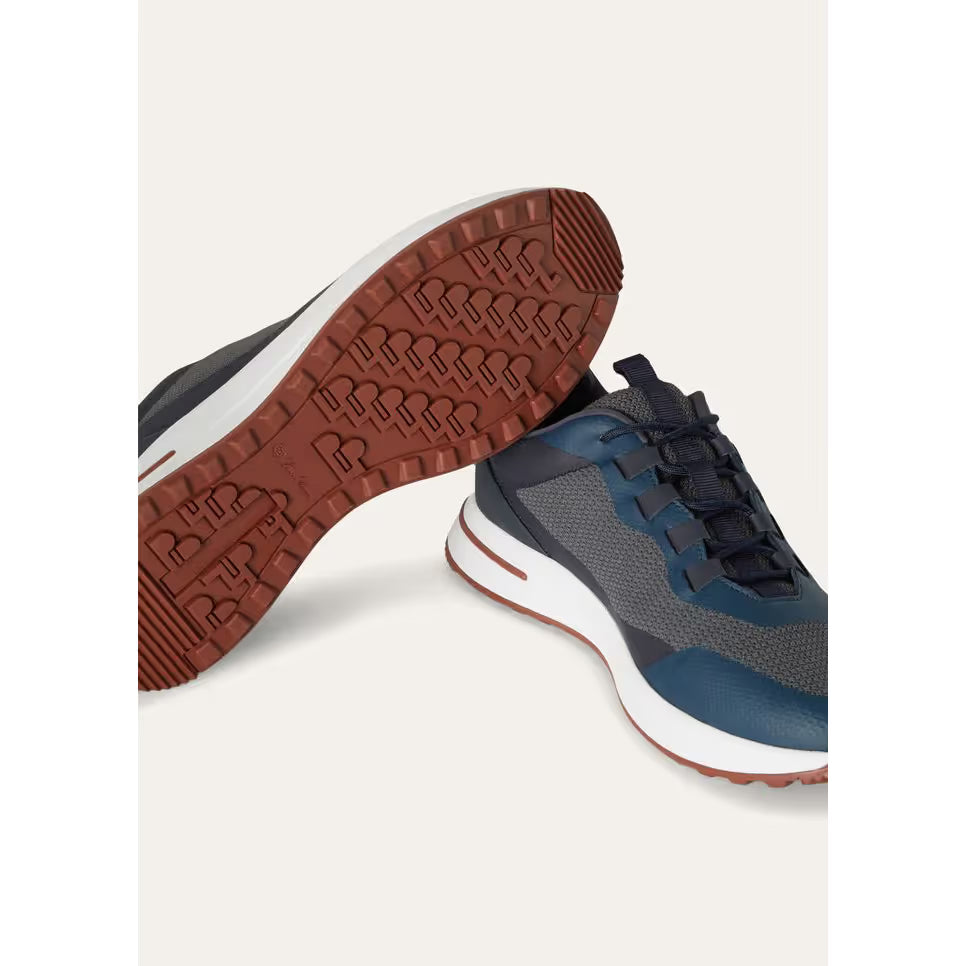 Espadrilles Loro Piana - Week-End Walk - Bleu Charbon