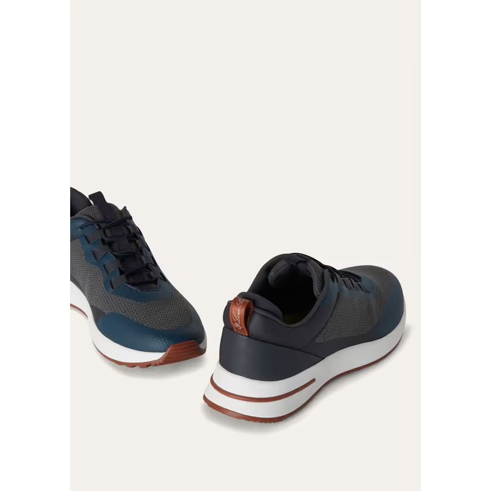 Espadrilles Loro Piana - Week-End Walk - Bleu Charbon