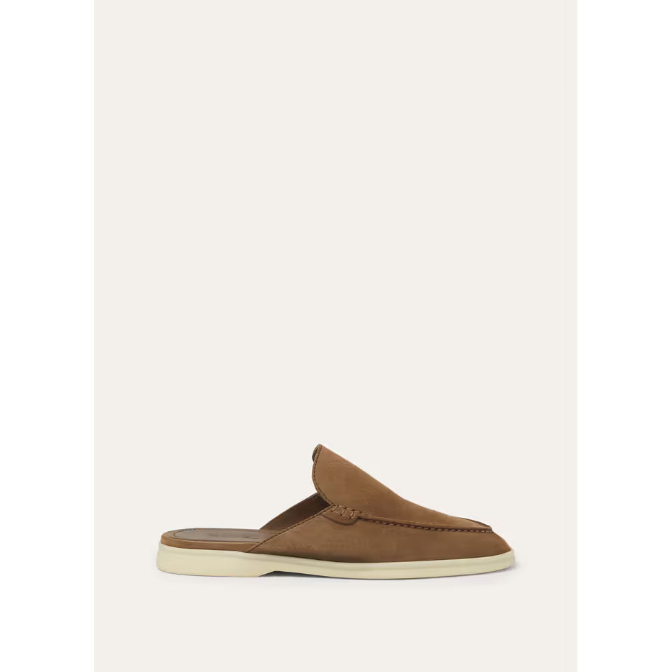 Mules Loro Piana - Walk Suede - Marron